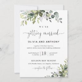 Eucalyptus Wedding Invitation Einladung