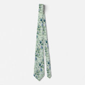 Eucalyptus Wedding Neck Tie Krawatte (Vorderseite)