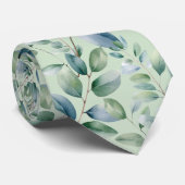 Eucalyptus Wedding Neck Tie Krawatte (Gerollt)