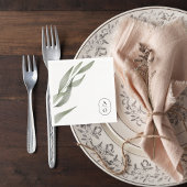 Eucalyptus Wedding Reception Napkins Serviette