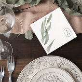 Eucalyptus Wedding Reception Napkins Serviette