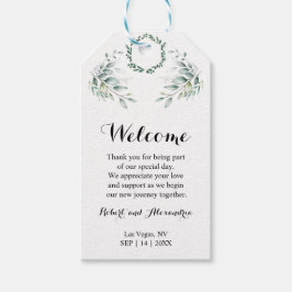 Eucalyptus Wedding Welcome Gefallen Geschenkanhänger