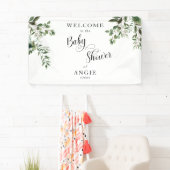 Eucalyptus White Simple Baby Showroom Banner (Insitu)