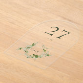 Eucalyptus Wreath Arch Tischnummer (Ablage )