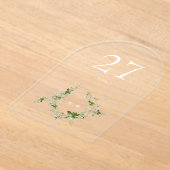 Eucalyptus Wreath Arch Tischnummer (Ablage )