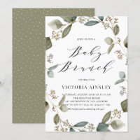 Eucalyptus Wreath Baby Showbrunch