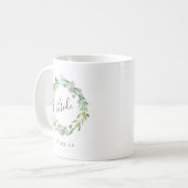 Eucalyptus Wreath Bride Kaffeetasse (Vorderseite Links)