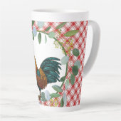 Eucalyptus Wreath & Rooster Farmhouse Milchtasse (Rechte Ecke)