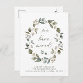 Eucalyptus Wreath | Wir haben die Ankündigung vers Postkarte (Vorne/Hinten)