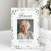 Eucalytus After Funeral Memorial Sympathy  Dankeskarte