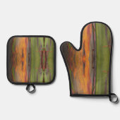 Eucaplipto Ofenhandschuh & Topflappen-Set (Vorderseite)