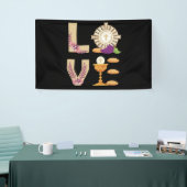 Eucharis Katholische 1. Heilige Kommune für Mädche Banner (Messeveranstaltung)