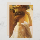 Eucharis - Mädchen mit einem Obstkorb von Leighton (Vorne/Hinten)