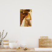 Eucharis - Mädchen mit einem Obstkorb von Leighton Poster (Küche)
