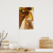 Eucharis - Mädchen mit einem Obstkorb von Leighton Poster (Küche)