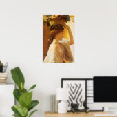 Eucharis - Mädchen mit einem Obstkorb von Leighton Poster (Heimbüro)
