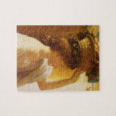 Eucharis - Mädchen mit einem Obstkorb von Leighton Puzzle (Horizontal)