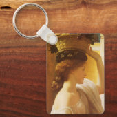 Eucharis - Mädchen mit einem Obstkorb von Leighton Schlüsselanhänger (Vorderseite)