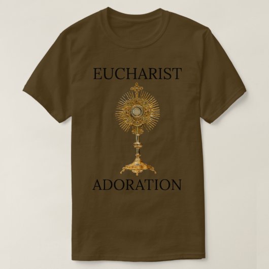 Eucharist Adoration 2 T-Shirt (Design vorne)