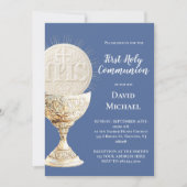 Eucharist design First Holy Communion Einladung (Vorderseite)