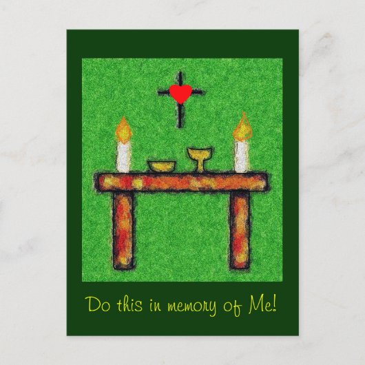 Eucharist II Postkarte (Vorderseite)