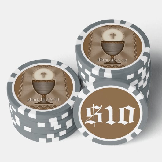 Eucharistin Pokerchips (Stapel)