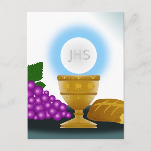 Eucharistin Postkarte (Vorderseite)