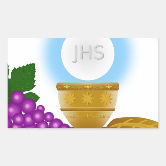 Eucharistin Rechteckiger Aufkleber (Vorderseite)