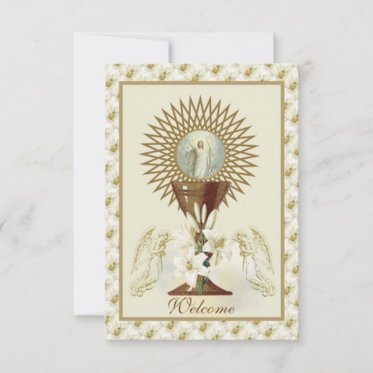 Eucharistisches Gebet Karte (Vorderseite)