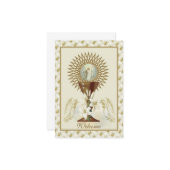 Eucharistisches Gebet Karte (Vorderseite/Rückseite Beispiel)