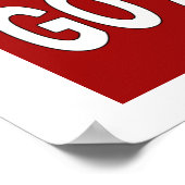 Euchre Behalt Calm Poster (Ecke)