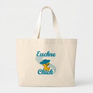 Euchre Chick #3 Jumbo Stoffbeutel
