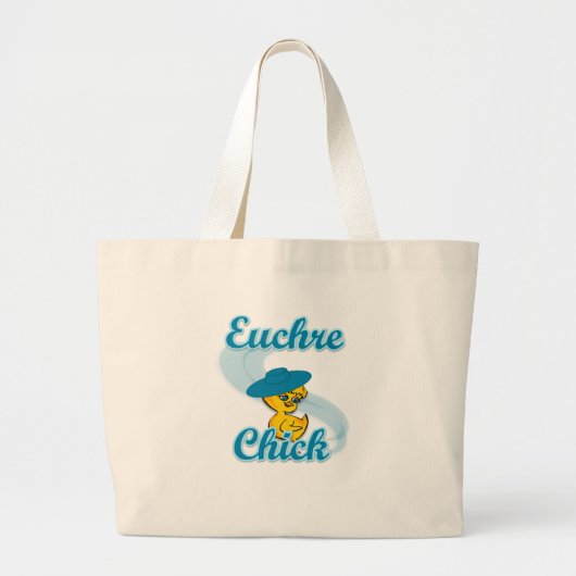 Euchre Chick #3 Jumbo Stoffbeutel (Vorne)