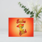 Euchre Chick #5 Postkarte (Stehend Vorderseite)