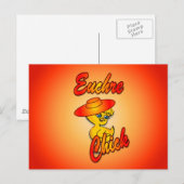 Euchre Chick #5 Postkarte (Vorne/Hinten)