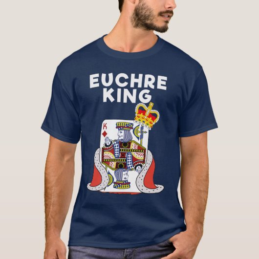 Euchre Funny Euchre Card Game King friends T-Shirt (Vorderseite)