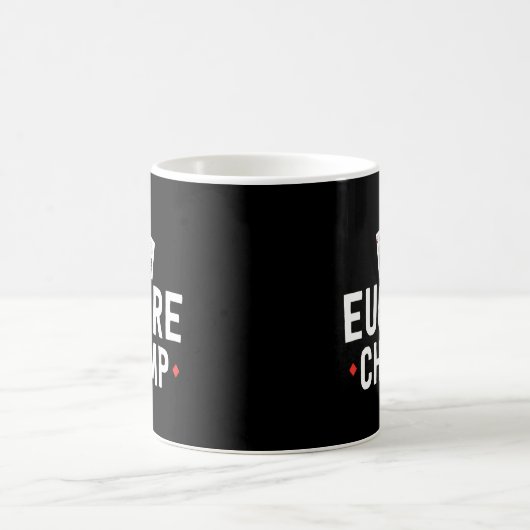 Euchre für Euchre Bustle Player Turnier Kaffeetasse (Mittel)