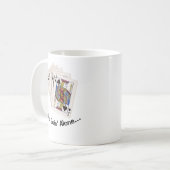 Euchre "ich bin Goin allein" Schale Kaffeetasse (Vorderseite Links)