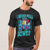 Euchre ich überlasse nie eine Bower Card, die neu T-Shirt (Vorderseite)