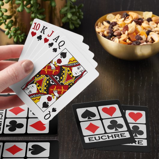 Euchre Player Spielkarten (Insitu)