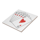 Euchre Playing Cards Fliese (Seite)