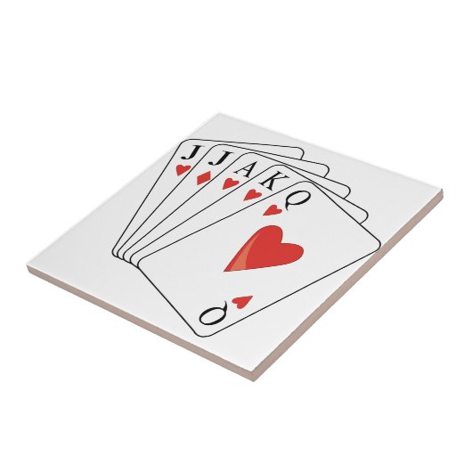 Euchre Playing Cards Fliese (Seite)