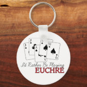 Euchre Playing Schlüsselanhänger (Vorderseite)