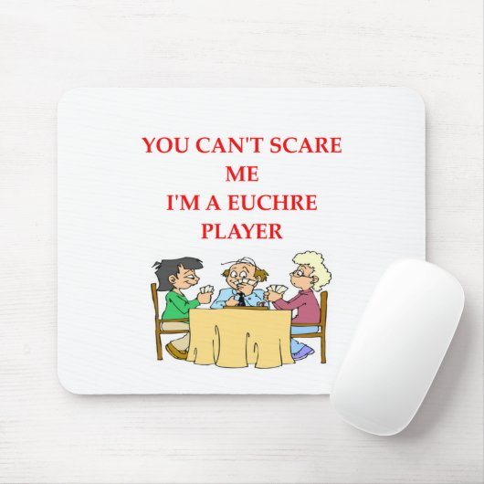 EUCHRE.png Mousepad (Mit Mouse)