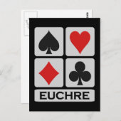 Euchre Postkarte (Vorne/Hinten)