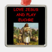 EUCHRE SILBERNES ORNAMENT (Vorne)