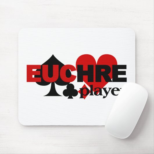 Euchre-Spieler mousepad (Mit Mouse)