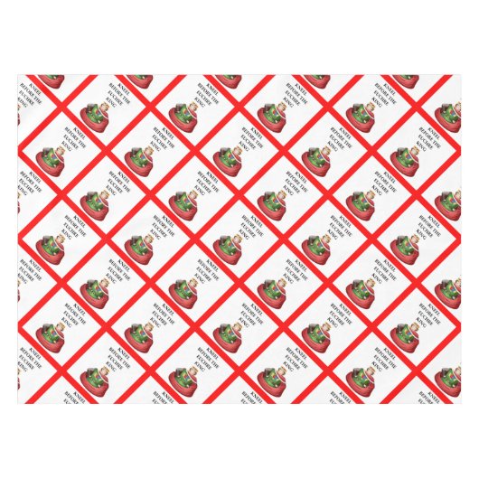 EUCHRE TISCHDECKE (Vorderseite (Horizontal))