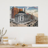 Euclid Ave, Cleveland, 1916 Vintag Poster (Küche)