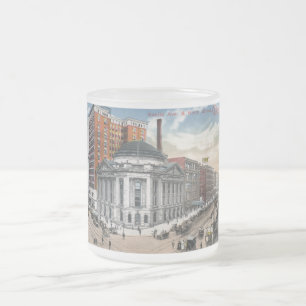 Euclid Ave., Cleveland 1916 Vintage Mattglastasse